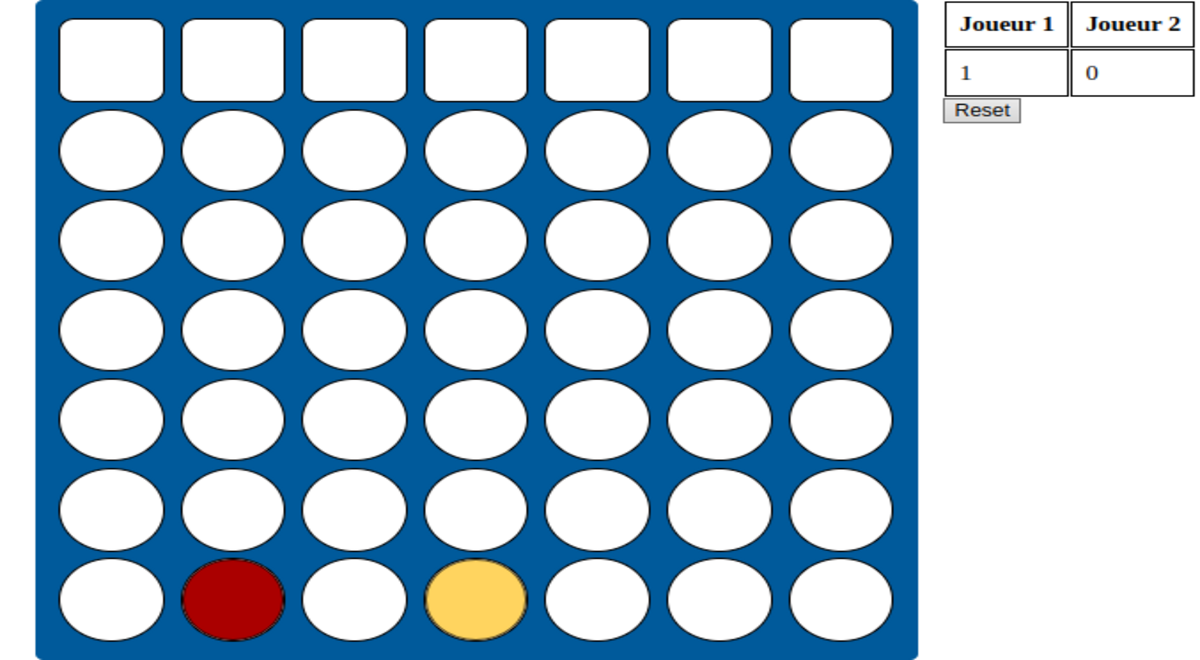 Image du project de création d'un puissance 4