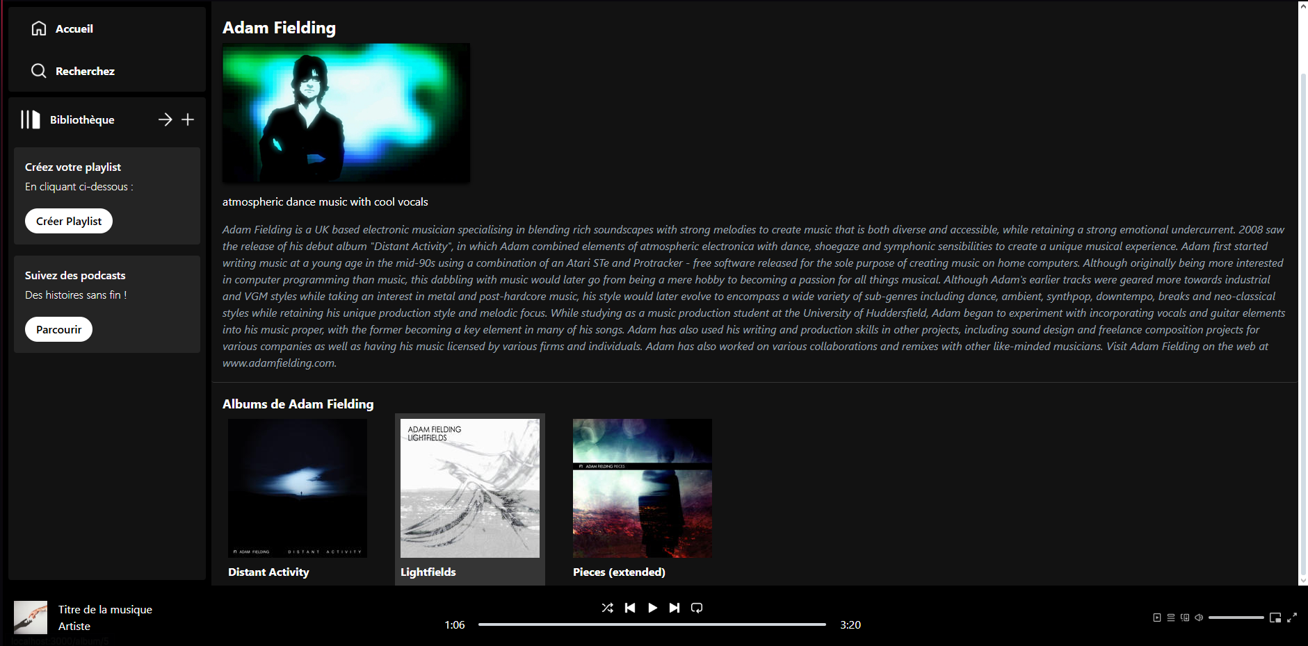 Projet spotify