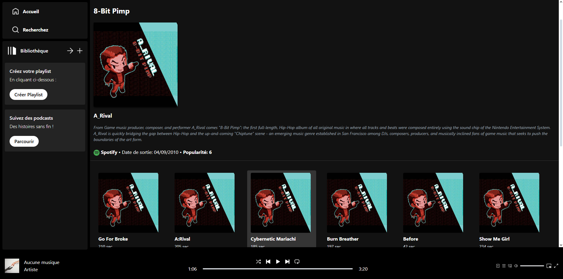 Projet spotify
